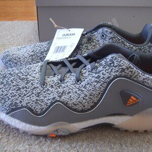 Size 10.5 - adidas CodeChaos 21 Primeblue Grey Screaming Orange Golf Shoes
